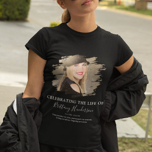Celebrating The Life Of   Photo Memorial T-Shirt