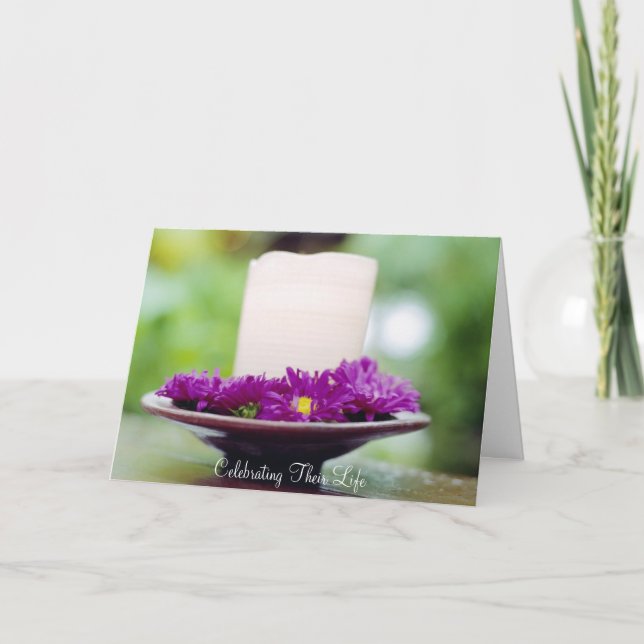 Celebrating Their Life Card (Front)