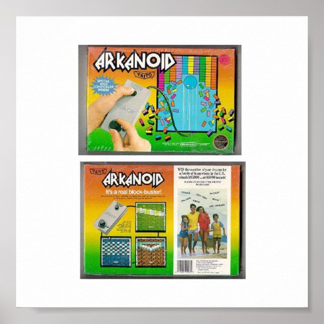 CELEBRATING VINTAGE GAMES POSTER (Front)