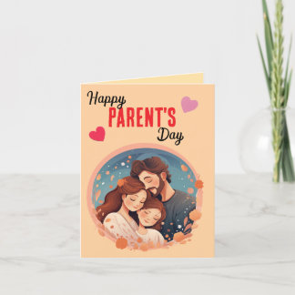 "Celebrating You, Mum & Dad" Holiday Card