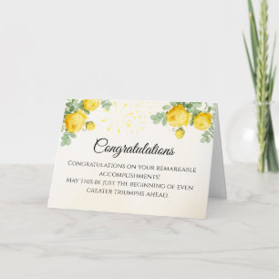 Celebrating Your Remarkable Achievements Card