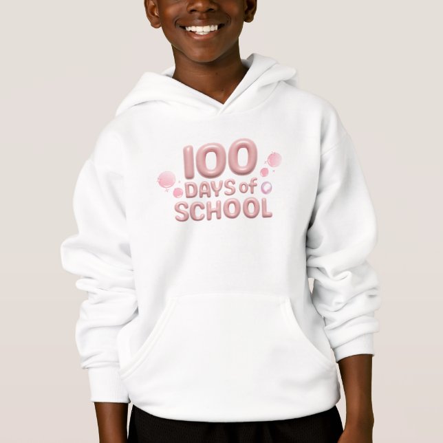 Celebration 100 Days of School Pullover Hoodie (Front)