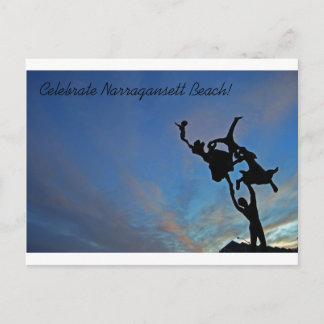 Celebration at Narragansett Beach Postcard