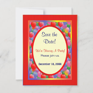 Celebration Balloons Save The Date