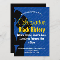 CELEBRATION BLACK HISTORY Personalised BHM Blue