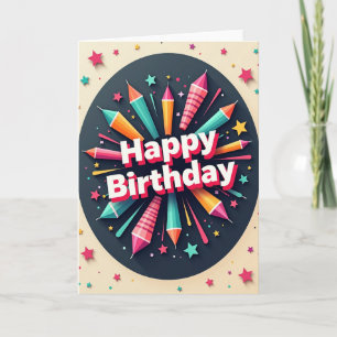 Celebration Burst Card