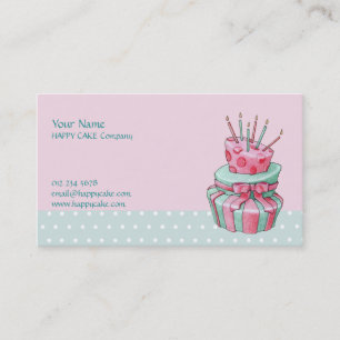 Celebration Cake Business Card