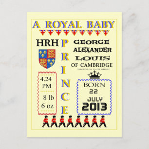 Celebration Cards Royal Prince George of Cambridge