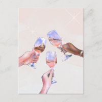 Celebration cheering Champagne Glasses Toasting
