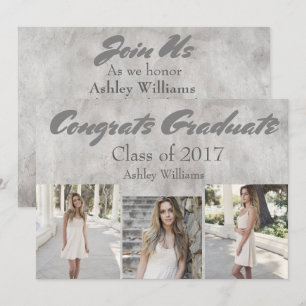 Celebration Class of 2017 Silver Invitation