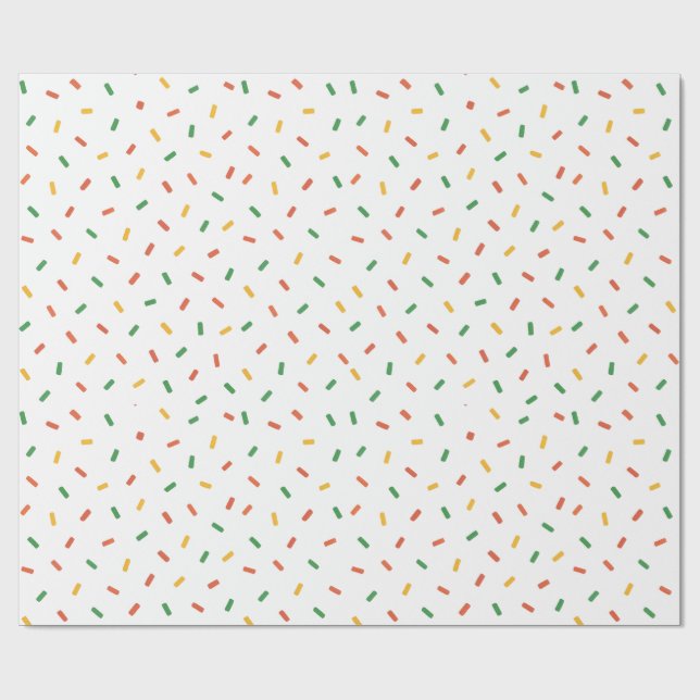 Celebration Confetti Wrapping Paper (Flat)