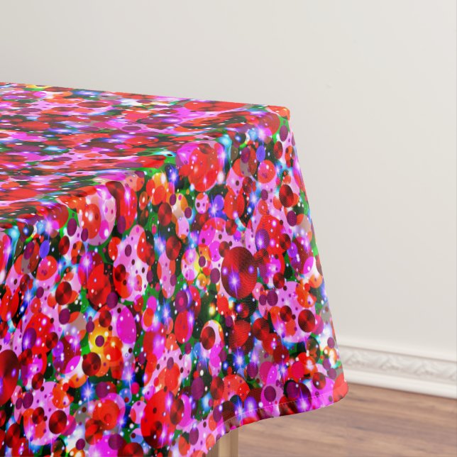 Celebration Dots 03-Fruity Colours Tablecloth 52x7 (In Situ)