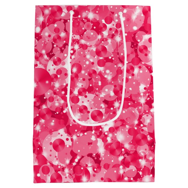 Celebration Dots-16-Pink-GIFT BAG M (Back)