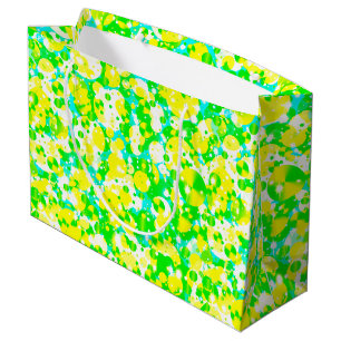Celebration Dots-17-Lemon Lime GIFT BAG L