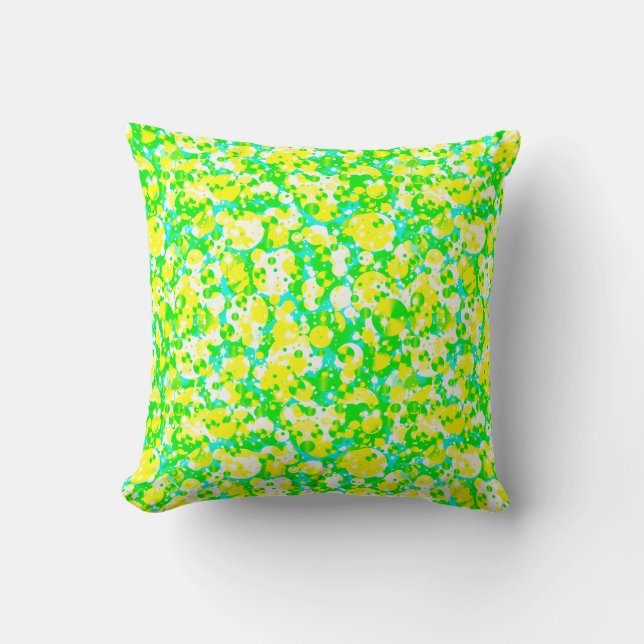 Celebration Dots-17-Sq Throw Pillow (Front)