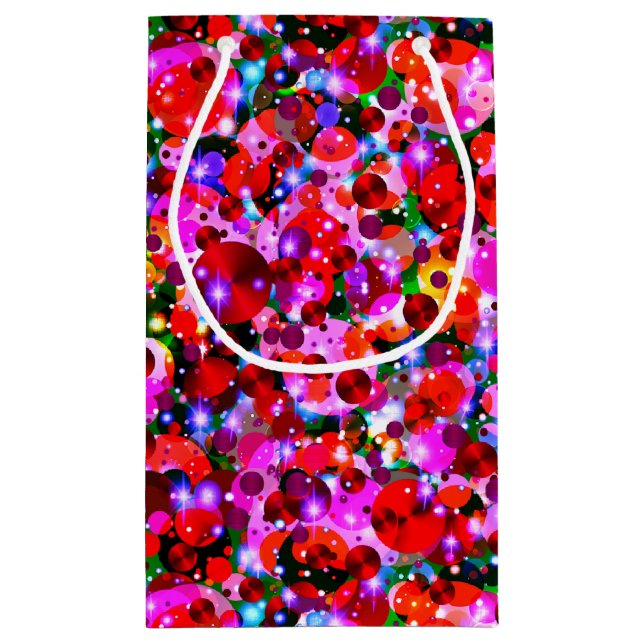 Celebration Dots 3-Fruity Colours- Small Gift Bag (Back)