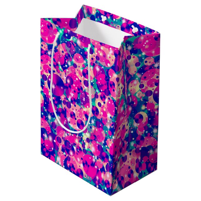 Celebration Dots-4-GIFT BAG M (Back Angled)