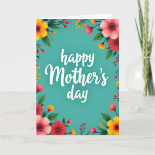 Celebration Floral Message Card