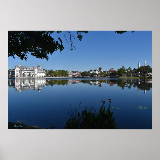 Celebration Florida  with Lake Poster (Front)