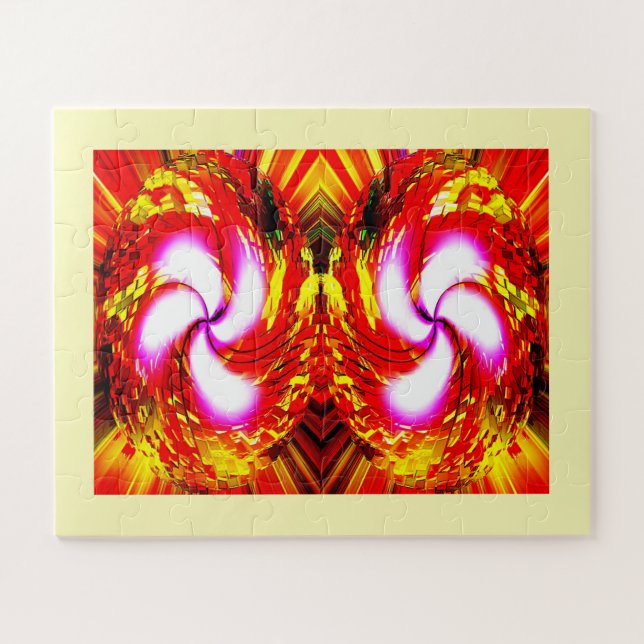 Celebration fun art jigsaw puzzle (Horizontal)