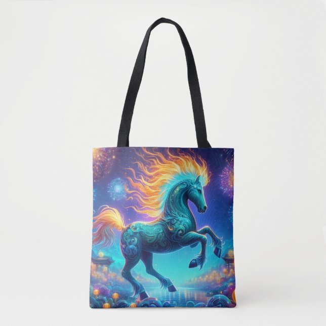Celebration Horse Tote Bag (Front)