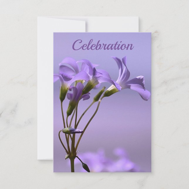 Celebration Invitation (Front)