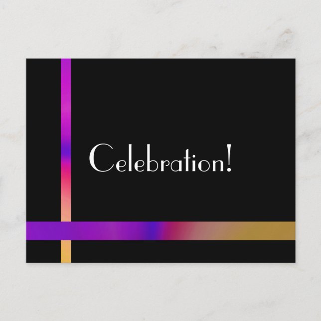 Celebration! Invitation Postcard (Front)