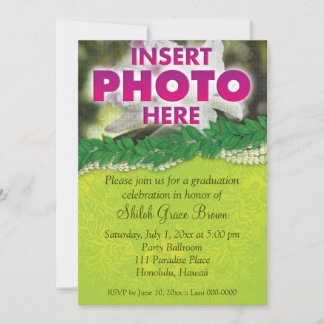 celebration lei invitation