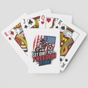 Celebration - Let Freedom Ring Quote Playing Cards