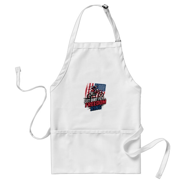 Celebration - Let Freedom Ring Quote Standard Apron (Front)