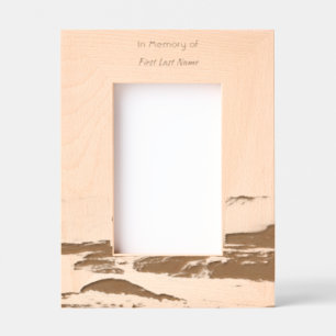 Celebration Life Keepsake Storm Ocean Etched Frames