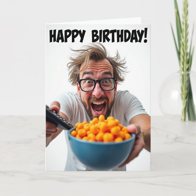 Celebration Man Birthday Card (Front)