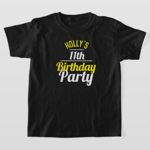 Celebration of a 11th Birthday Party T-Shirt