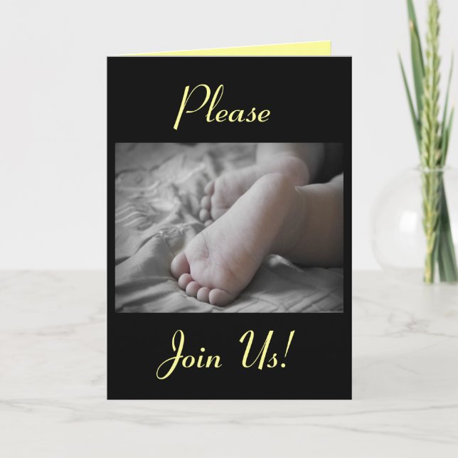 Celebration Of A Holy Baptism Baby Girl or Boy VI Invitation (Front)