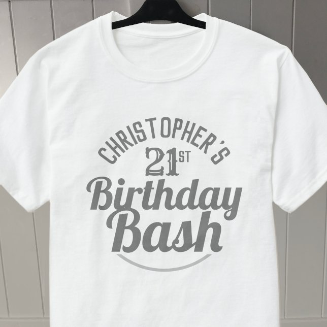 Celebration of Age 21st Birthday T-Shirt (Creator Uploaded)