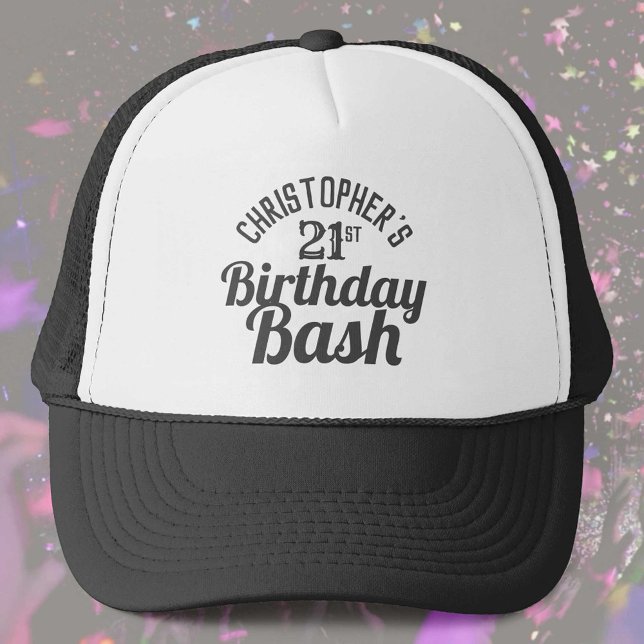 Celebration of Age 21st Birthday Trucker Hat (Creator Uploaded)