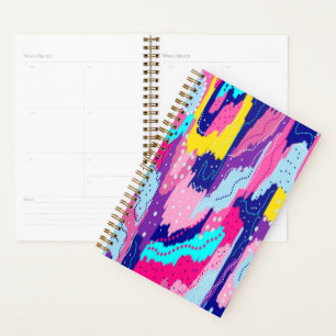 Celebration of Colour Abstract Art Planner