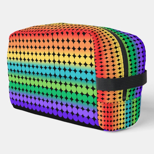 Celebration of Colour- Rainbow Toiletry Bag (Left Corner)