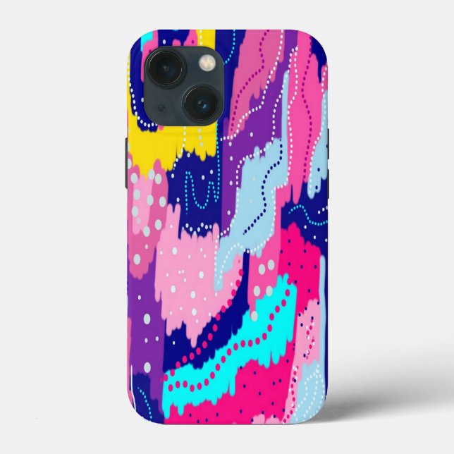 Celebration of Colours and Dots Case-Mate iPhone Case (Back)