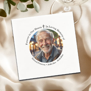 Celebration of Life 1 Special Photo  Napkin