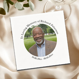 Celebration of Life 1 Special Photo  Napkin