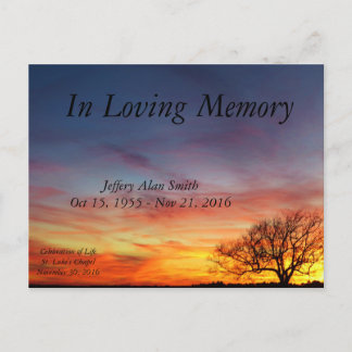 Celebration of Life Announcement