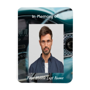 Celebration of Life  Antique Cars Auto Vehicles Magnet