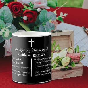 Celebration Of Life Bible Verse Funeral Keepsake Coffee Mug