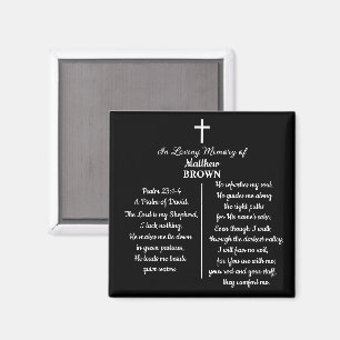 Celebration Of Life Bible Verse Funeral Keepsake Magnet