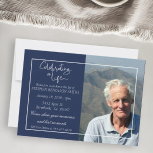 Celebration Of Life Celebrating  Photo Template