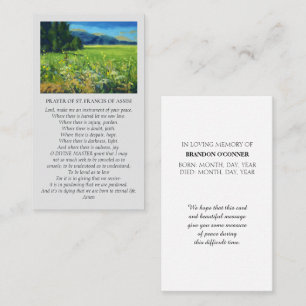 Celebration of Life Countryside Sympathy Card
