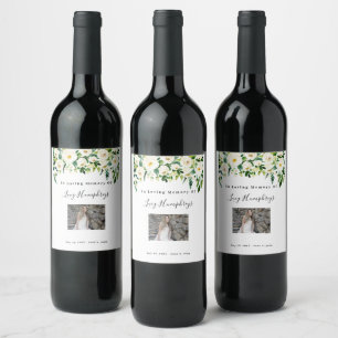 Celebration Of Life Decor, Wine Bottle Label, Label