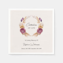 Celebration of Life Fall Floral Wreath