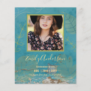 CELEBRATION OF LIFE Funeral Memorial PHOTO Budget